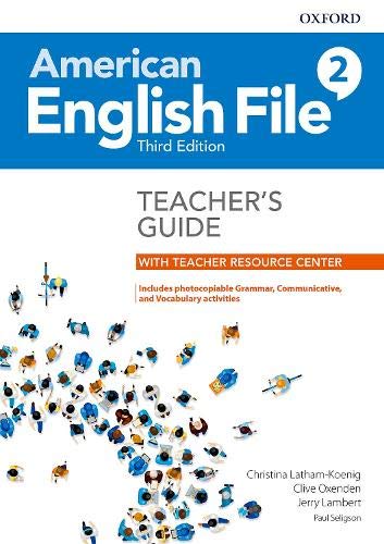 【取寄品】【取寄時、納期1〜3週間】American English File 3rd Edition Level 2 Teacher’s Guide with Teacher Resource Center【沖縄・離島以外送料無料】