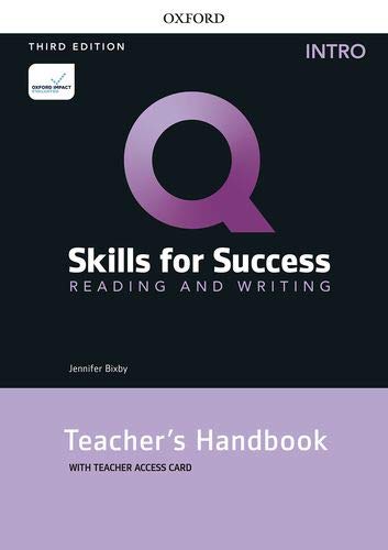 【取寄品】【取寄時、納期1〜3週間】Q Skills for Success 3rd Edition Reading and Writing Intro Teacher’s Book Guide with Teacher’s Book Resource Access Code Card【沖縄・離島以外送料無料】