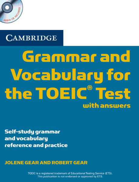 【取寄品】【取寄時 納期1～3週間】Cambridge Grammar and Vocabulary for TOEIC【メール便を選択の場合送料無料】