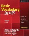 【取寄品】【取寄時 納期1～3週間】VOCABULARY IN USE 2ND EDITION BASIC STUDENT’S BOOK WITH ANSWERS【メール便を選択の場合送料無料】