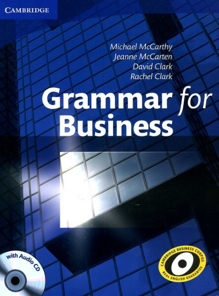 【取寄品】【取寄時、納期1〜3週間】Grammar for Business Book with Audio CD【メール便を選択の場合送料無料】 ablemart-11504324 エイブルマート 【楽譜・音楽書】 パッケージ画像