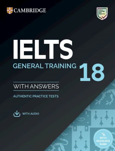 【取寄品】【取寄時 納期1～3週間】IELTS 18 GENERAL TRAINING STUDENT’S BOOK WITH ANSWERS WITH AUDIO【沖縄 離島以外送料無料】