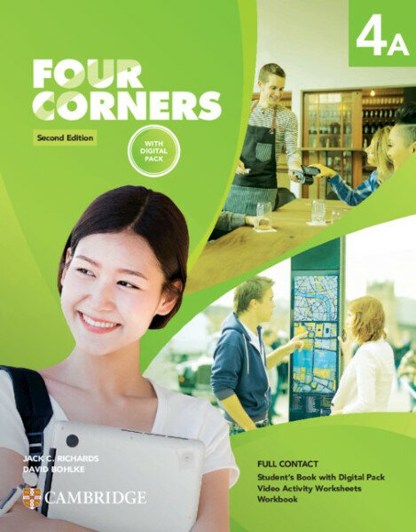 【取寄品】【取寄時、納期1〜3週間】Four Corners 2/E Level 4 Full Contact A with Digital Pack【メール便を選択の場合送料無料】