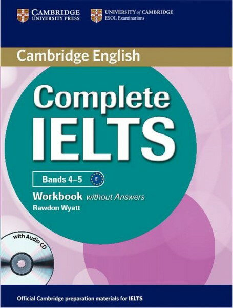 【取寄品】【取寄時 納期1～3週間】Complete IELTS Bands 4-5 Workbook without Answers with Audio CD