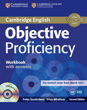 【取寄品】【取寄時 納期1～3週間】Objective Proficiency 2nd Edition Workbook with Answers with Audio CD【メール便を選択の場合送料無料】