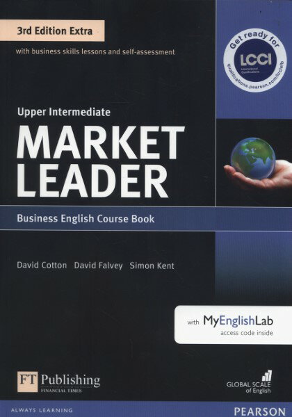 【取寄品】【取寄時 納期1〜3週間】Market Leader 3rd Edition Extra Upper-Intermediate Coursebook with DVD-ROM and MyLab Access【沖縄 離島以外送料無料】