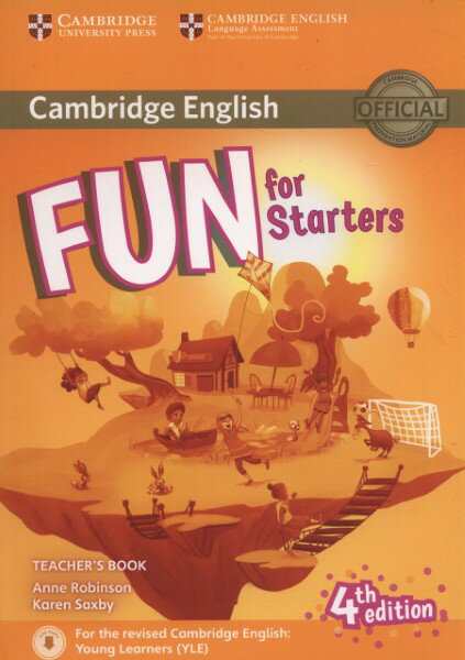 【取寄品】【取寄時、納期1〜3週間】Fun for Starters Movers and Flyers 4th Edition Starters Teacher’s Book with downloadable audio【沖縄・離島以外送料無料】