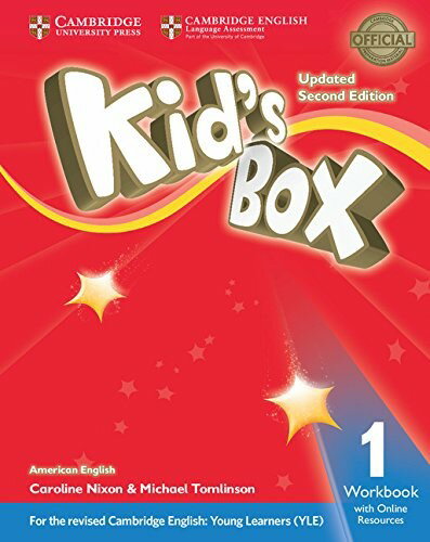 【取寄品】【取寄時、納期1〜3週間】Kid’s Box American English Updated 2nd Edition L1 Workbook with Online Resources【メール便を選択の場合送料無料】