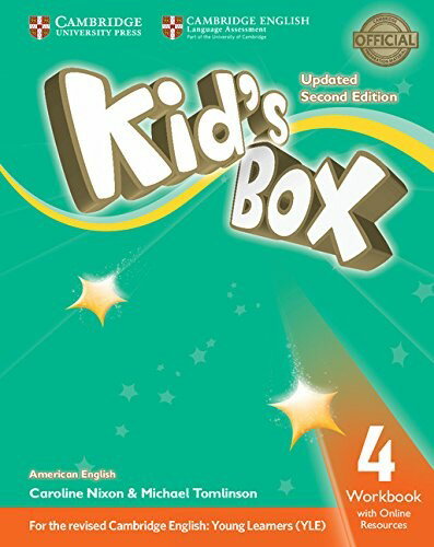 【取寄品】【取寄時、納期1〜3週間】Kid’s Box American English Updated 2nd Edition L4 Workbook wit..