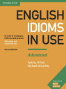 【取寄品】【取寄時 納期1～3週間】English Idioms in Use 2nd Edition Advanced Book with Answers Vocabulary Reference and Practice【メール便を選択の場合送料無料】