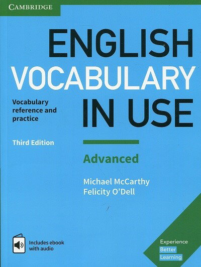 【取寄品】【取寄時 納期1～3週間】English Vocabulary in Use Advanced 3rd Edition Book with answers and Enhanced eBook【メール便を選択の場合送料無料】