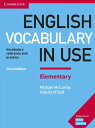 【取寄品】【取寄時 納期1～3週間】English Vocabulary in Use Elementary 3rd Edition Book with answers【メール便を選択の場合送料無料】