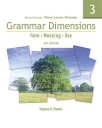 【取寄品】【取寄時 納期1～3週間】Grammar Dimensions 4th Edition Book 3 Text【沖縄 離島以外送料無料】