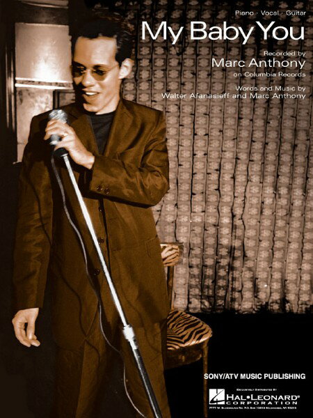 楽譜 【取寄品】【取寄時、納期1週間〜10日】輸入 マイ・ベイビー・ユー（PVG） My Baby You /Marc Anthony