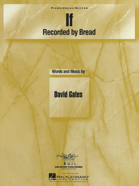 樂天商城 - 楽譜 【取寄品】【取寄時、納期1週間〜10日】輸入 イフ（PVG） If /Bread