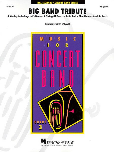 楽譜 【取寄品】【取寄時、納期1週間〜10日】輸入 往年のビックバンド名曲集 Big Band Tribute【沖縄・離島以外送料無料】