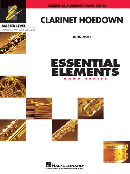 楽譜 【取寄品】【取寄時、納期1週間〜10日】輸入 クラリネット・ホーダウン Clarinet Hoedown /John Moss【沖縄・離島以外送料無料】