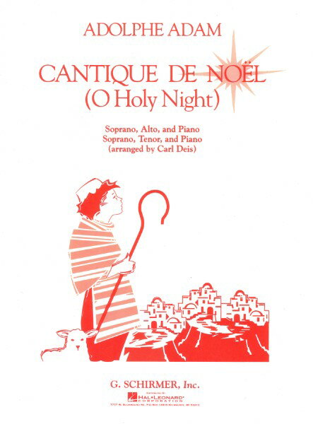 楽譜 輸入 さやかに星はきらめき（デュエット版） Cantique de Noel (O Holy Night) Vocal Duet /Adolphe Adam