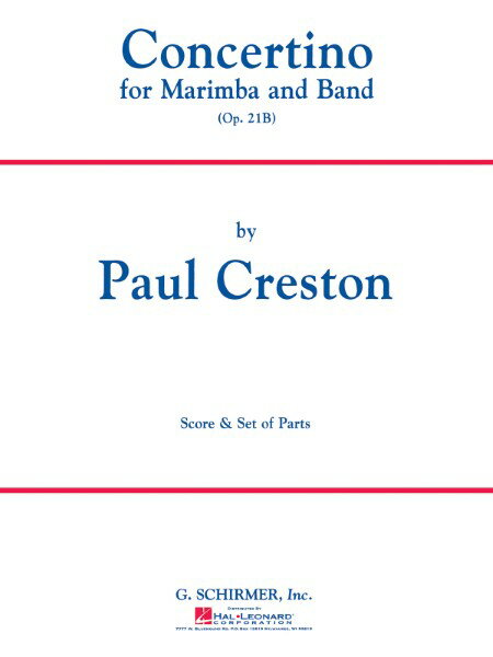  ڼʡۡڼǼ1֡10͢ ȿճ ޥФȿճڤΤξն Concertino for Marimba and Band Op. 21b /Paul Crestonڥ᡼Բľʡۡڲ졦Υʳ̵