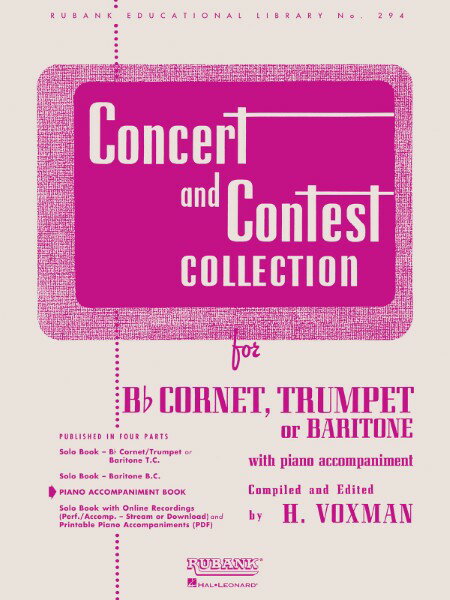 楽譜 【取寄品】【取寄時、納期1週間〜10日】輸入 Concert and Contest Collection − Trumpet （Piano ac Concert and Contest Collection Trumpet (Piano ac【メール便を選択の場合送料無料】