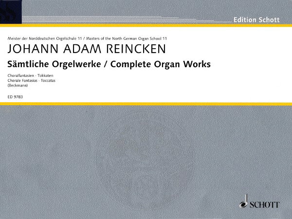 楽譜 輸入 オルガン オルガン作品全集 Complete Organ Works /Johann Adam Reincken
