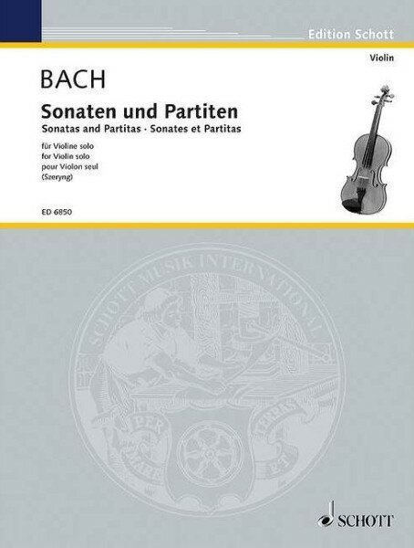 楽譜 輸入 無伴奏ヴァイオリンのためのソナタとパルティータ BWV 1001−1006 Sonatas and Partitas BWV 10011006 (Violin) /Johann Sebastian Bach