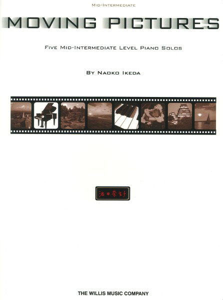 楽譜 輸入 ドラマティック・モノクローム （ピアノソロ） Moving Pictures /Naoko Ikeda