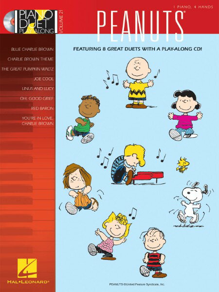 楽譜 【取寄品】【取寄時、納期1週間〜10日】輸入 ピーナッツ（CD付） Peanuts (Piano Duet PlayAlong ..