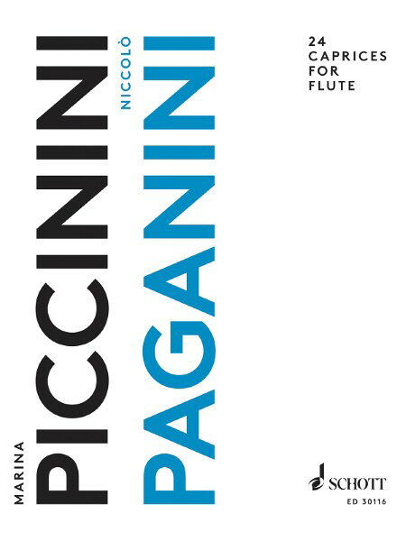 楽譜 輸入 フルートソロ 24の奇想曲 （カプリス） （Flute Solo） 24 Caprices (Flute) /Nicolo Paganini