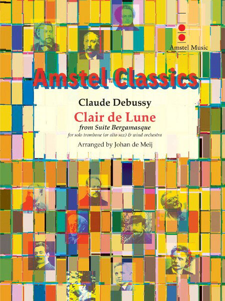 楽譜 【取寄品】【取寄時、納期1週間〜10日】輸入 ソロと吹奏楽 月の光 Clair de Lune /Claude Debussy【メール便不可商品】【沖縄・離島以外送料無料】