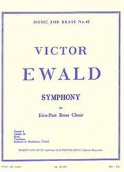 楽譜 輸入 金管アンサンブル 五重奏曲第1番「シンフォニー」 Symphony (Quintet No. 1 Op. 5) (Brass Quintet) /Victor Ewald