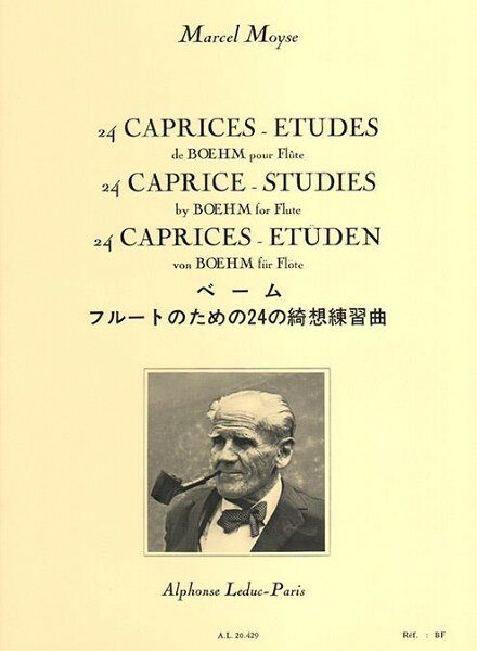 楽譜 輸入 フルート ベームの24の奇想練習曲 （Flute） 24 CapricesEtudes de Boehm /Marcel Moyse