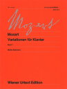 楽譜 ウィーン原典版008 モーツァルト／ピアノのための変奏曲集（1）【メール便を選択の場合送料無料】