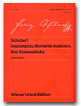 楽譜 ウィーン原典版001 シューベルト 即興曲、楽興の時、3つのピアノ曲【メール便を選択の場合送料無料】