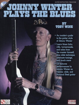 楽譜 【取寄品】輸入 JOHNNY WINTER PLAYS THE BLUES【メール便を選択の場合送料無料】