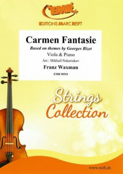 楽譜 【取寄品】MSOVI2088 輸入 カルメン幻想曲（フランツ・ワックスマン）（ヴィオラ+ピアノ）【Carmen Fantasie Based on themes by Georges Bizet】【沖縄・離島以外送料無料】