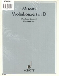楽譜 【取寄品】MSOVN2923 輸入 アデライード協奏曲・ニ長調・K.294【沖縄・離島以外送料無料】
