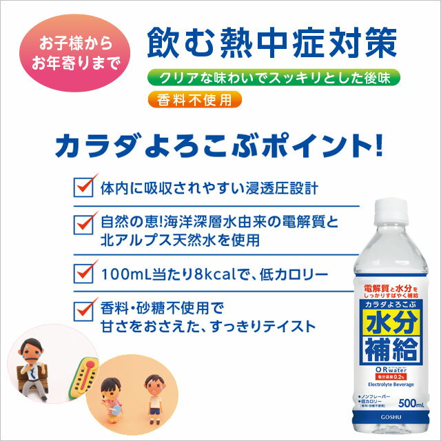 カラダよろこぶ水分補給 ORウォーター(500...の紹介画像2