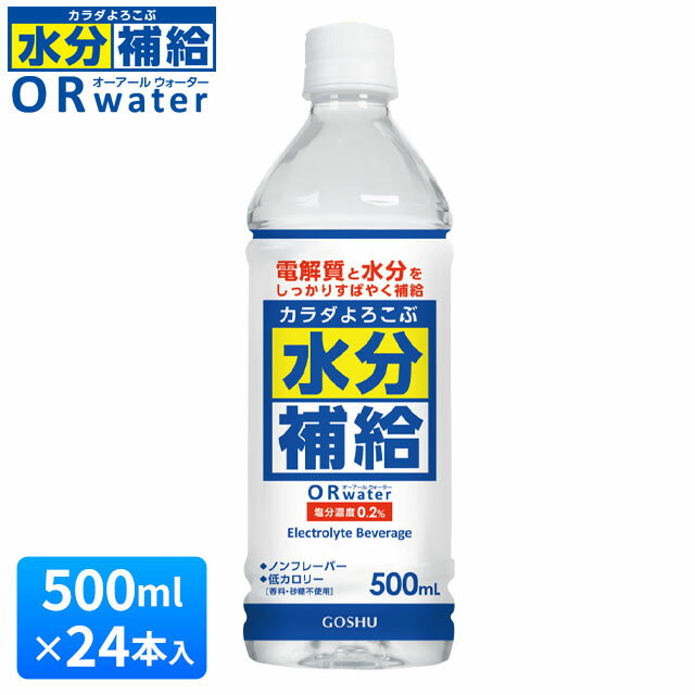 Rakuten - カラダよろこぶ水分補給 ORウォーター（500ml×24本入）五洲薬品 オーアールウォーター 補水対策【代引き不可】【委託先から直送】ably