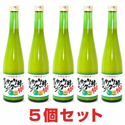 楽天エイブリー青切りシークヮーサー100 （500ml）【5本セット】沖縄特産販売 シークワーサー 100％ 無添加【代引き不可】【送料無料（沖縄・一部離島除く）】ably