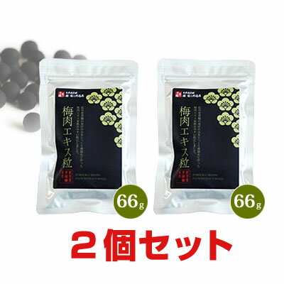 不老梅本舗 梅肉エキス粒 66g(約300粒)【2個セット】