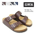 【送料無料】 ※北海道 九州 沖縄は差額負担 EDWIN エドウィン メンズ サンダル コンフォート フットベット eb1001