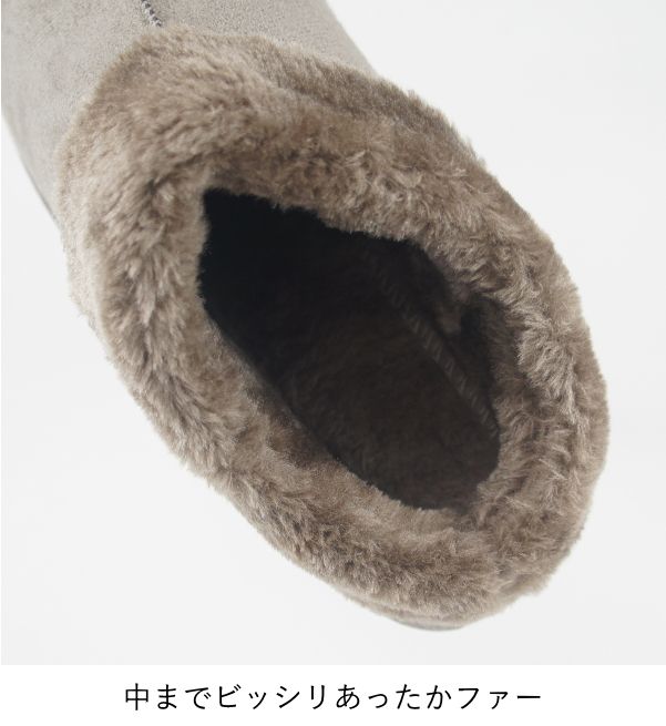 レディース ムートン サボ サンダル モコモコ あったか ボア ファー スリッパ 室内...