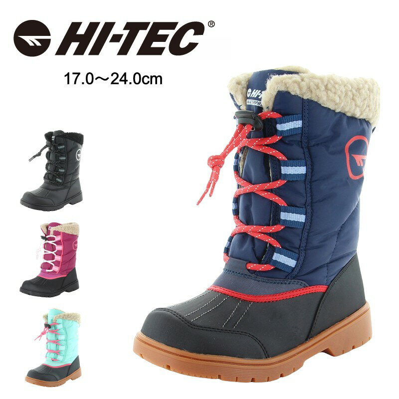 再販無し ハイテック HI-TEC 男の子 女の子 子供靴 キッズ ジュニア スノーブーツ スノーシューズ ウインターブーツ 雪 防水 防寒 tmhtkid35w