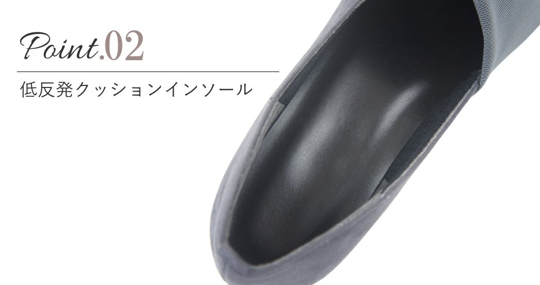 パンプス ローヒール 3E 日本製 外反母趾 レディース 靴 痛くない 歩きやすい ぺたんこ ヒール 黒 バレエ スエード 結婚式 40代 50代 仕事用 ポインテッドトゥ コンフォートシューズ as2042 ablya2-10007333 Ablya(アベリア)靴 シューズ サンプル画像3