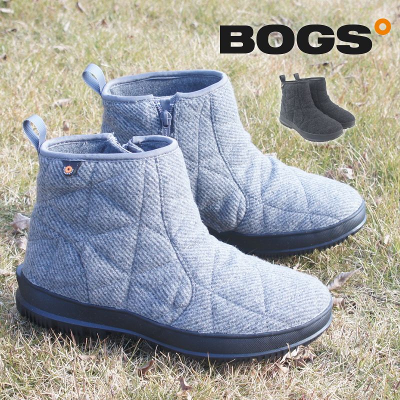 ボグス ブーツ レディース ショートブーツ レディース スノーデイ ロー ウール SNOWDAY LOW WOOL 防水 フリース ボア ウィンターブーツ あったかい スノーブーツ 雪 ぺたんこ シューズ 靴 BOGS ボグス roybog79087