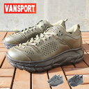 スニーカー メンズ ダットスニーカー ボリュームスニーカー 厚底 クッション 歩きやすい ブラック 黒 ひも靴 VAN SPORT ヴァンスポーツ バンスポーツ ウォーキング カジュアル 男性 軽量 普段履き 靴 父の日 敬老の日 vanva3000