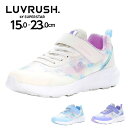スニーカー 運動会 マジック ベルクロ 女の子用 ムーンスター スーパースター ラブラッシュ LUVRUSH 2E 抗菌防臭 キッズ ジュニア 子供 運動靴 t...