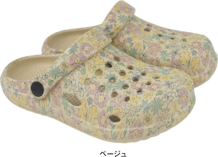 子供 キッズ ジュニア サボ サンダル クロッグ EVA 女の子 花柄 ベルト 2WAY 軽量 軽い カラフル かわいい おしゃれ スポーツ アウトドア プール 水遊び 浴衣 履きやすい 脱げにくい 歩きやすい 子供 18.0cm 19.0cm 20.0cm 21.0cm dyasasy21196 ablya2-10006281 Ablya(アベリア)靴 シューズ サンプル画像3