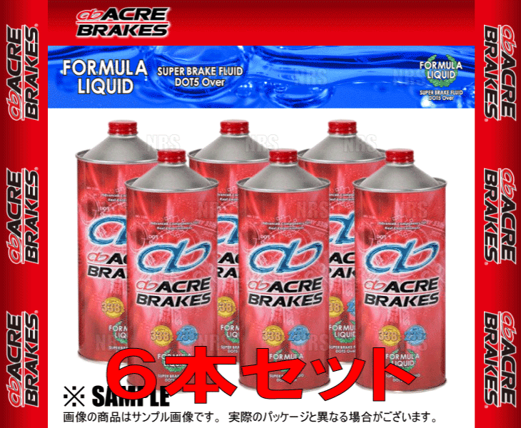 ACRE ������ �ե����ߥ�� �ꥭ�å� (�֥졼���ե롼��)��DOT5.1 1.0L 6�ܥ��å� (FL-FLUID-6S